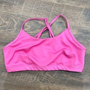 ALO Yoga Paradise Pink Crisscross Sports Bra